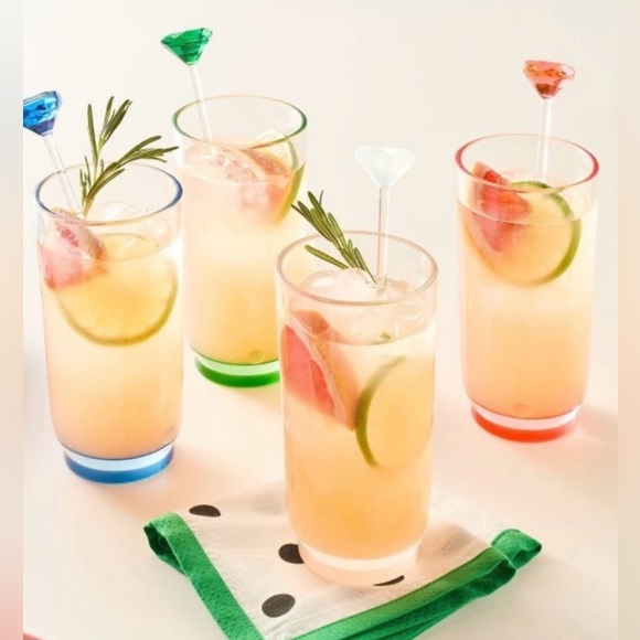 Kate Spade x Target Acrylic Highball
Drinkware & Gem Stir Sticks Set of 4 NWT - Picture 2 of 13